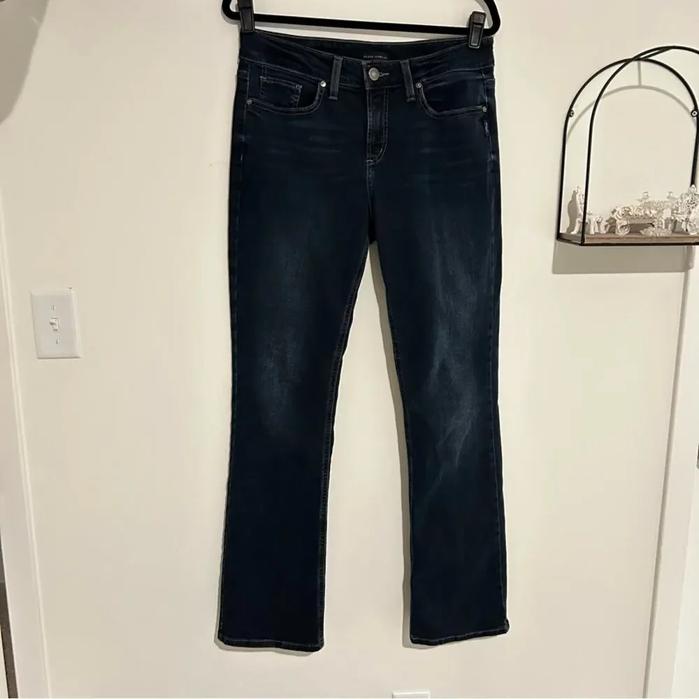 Silver‎ Jeans Co Suki Slim Bootcut Denim Blue Jeans Size 30